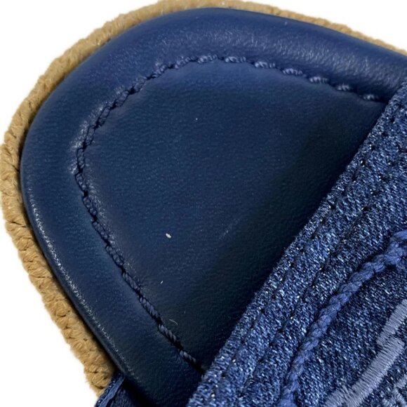 PRADA - Navy Denim Women's Sandals 321-081225 - Picture 5 of 8